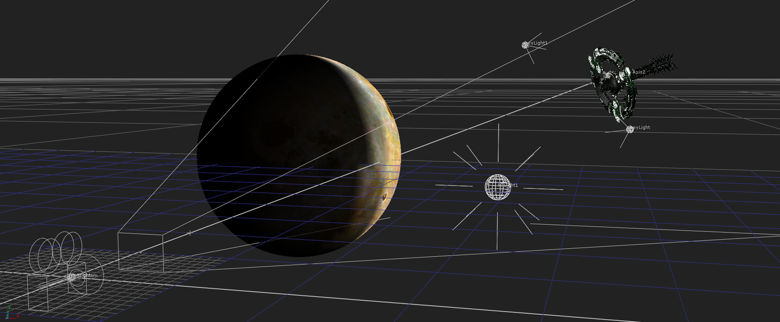 matte painting 3d view